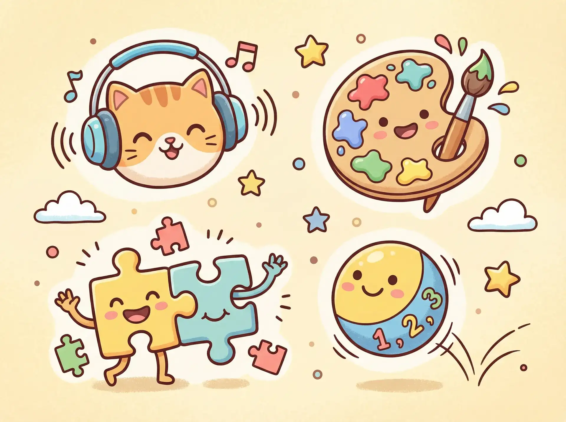 小朋友的手工作品 - 葫芦娃在线观看免费IOS 益智创作